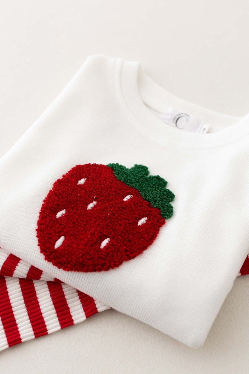 COZY Strawberry | Sweatshirt + Leggings - Outfit Sets