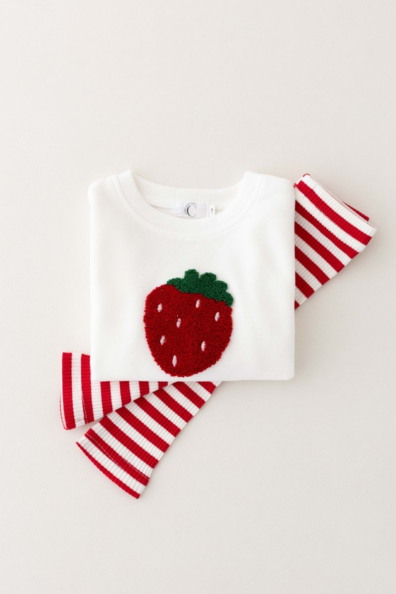 COZY Strawberry | Sweatshirt + Leggings - Outfit Sets