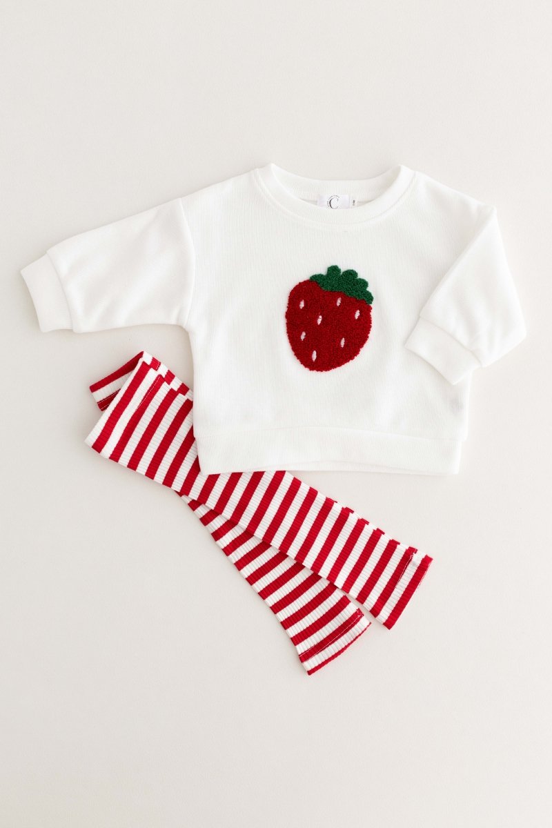 COZY Strawberry | Sweatshirt + Leggings - Outfit Sets