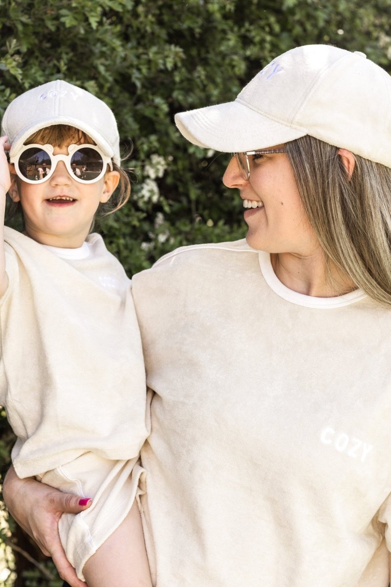Cozy Terry Cap for Adults - Sand - Hats