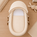 Cream Waffle Moses Basket Bedding Set (Basket Not Included!)