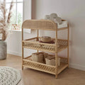 CuddleCo Aria Rattan Changing Table - Natural - Changing Tables