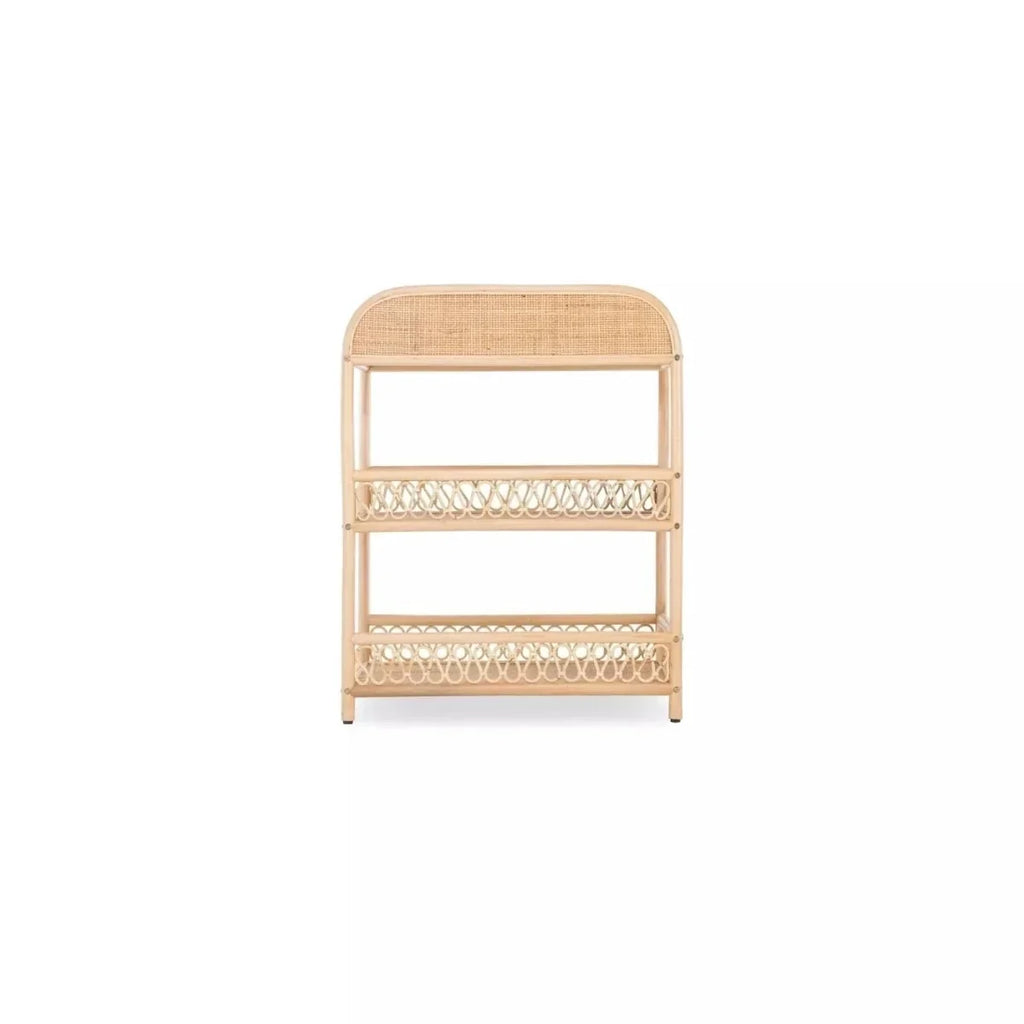CuddleCo Aria Rattan Changing Table - Natural - Changing Tables