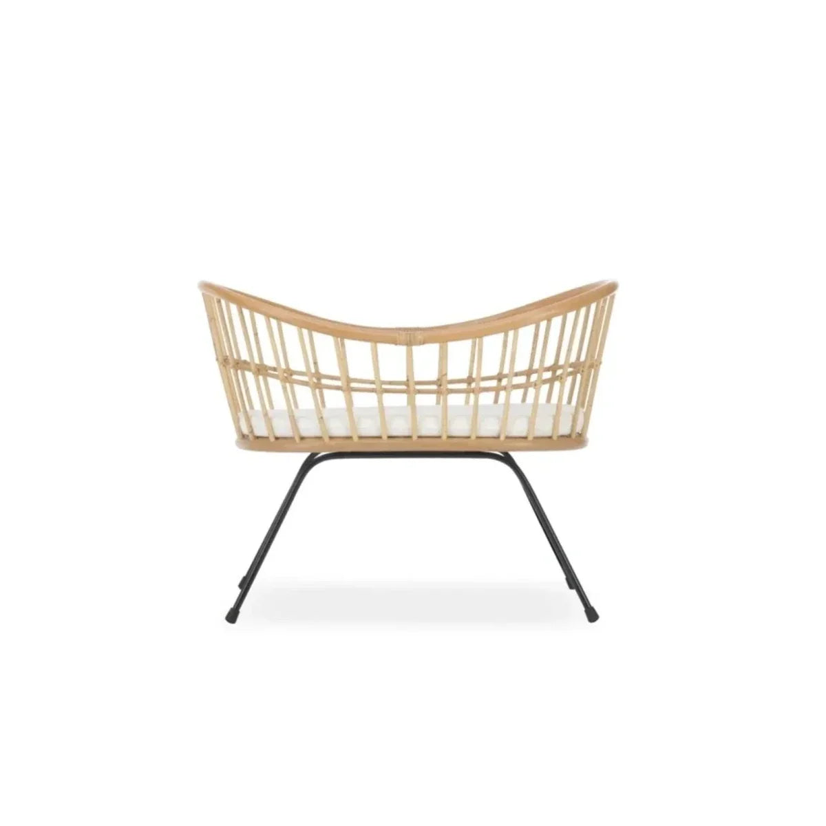 CuddleCo Aria Wave Crib - Rattan - Convertible Baby Cots