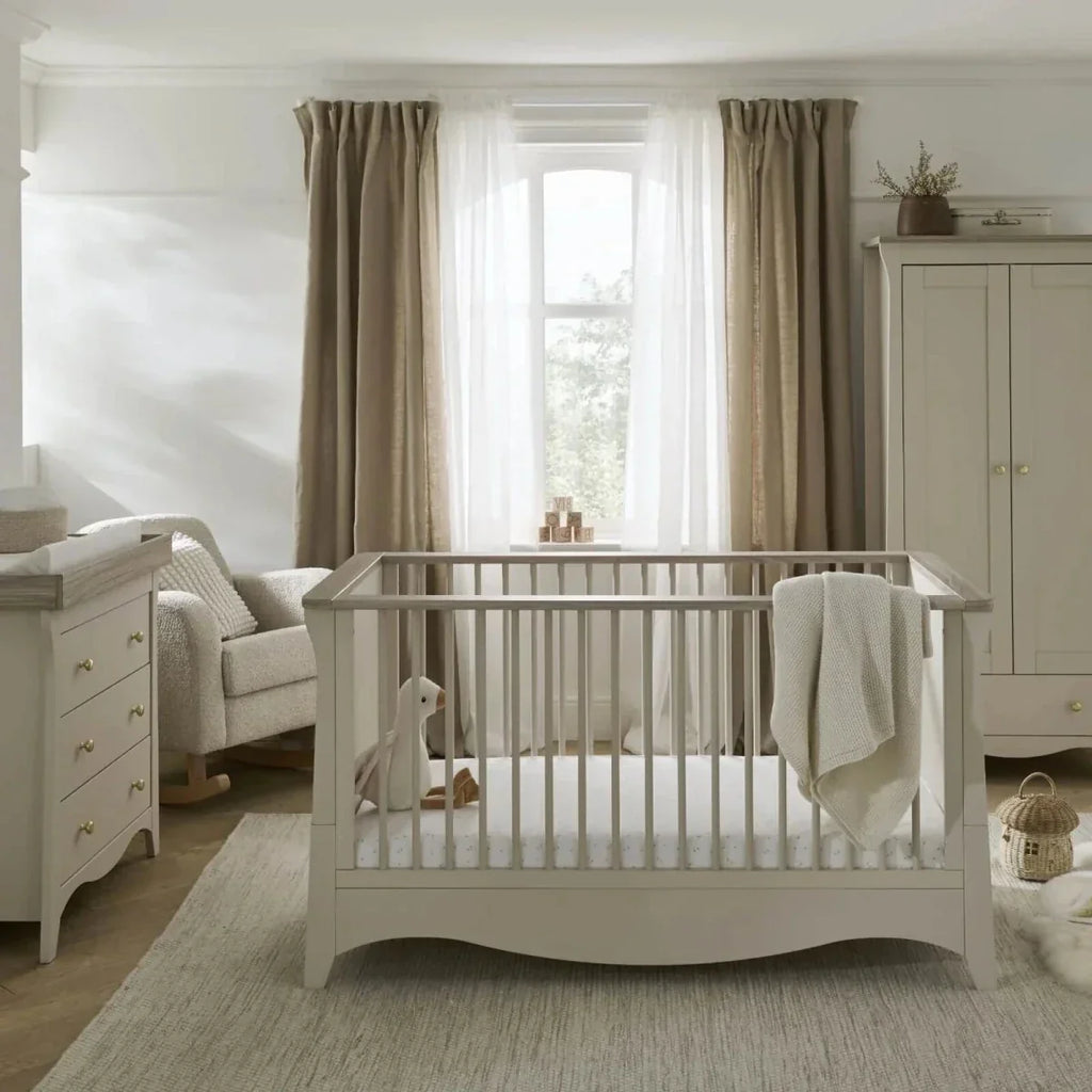 CuddleCo Clara 3 Piece Nursery Furniture Set - Cashmere & Ash - 3 Piece Furniture Sets