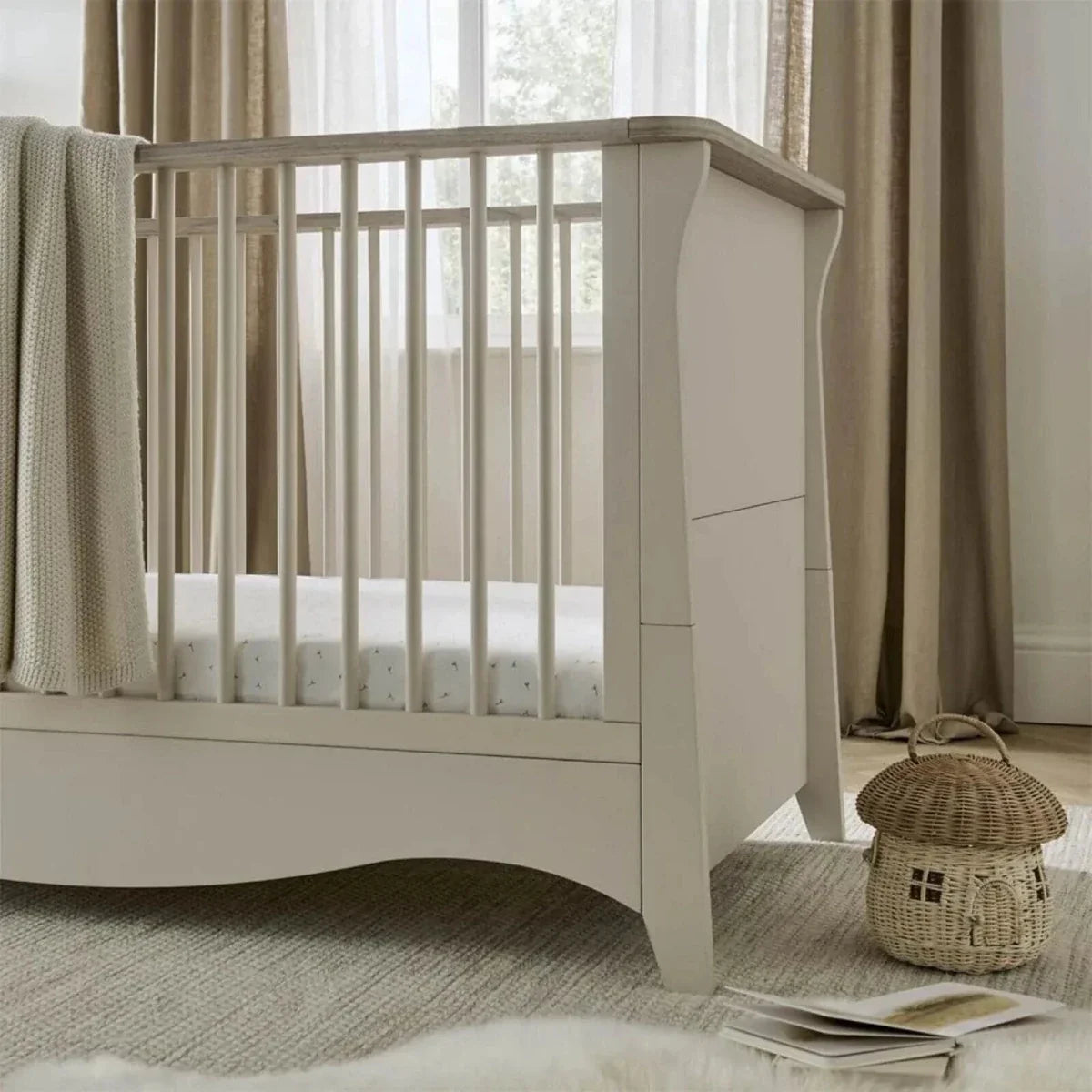 CuddleCo Clara 3 Piece Nursery Furniture Set - Cashmere & Ash - 3 Piece Furniture Sets