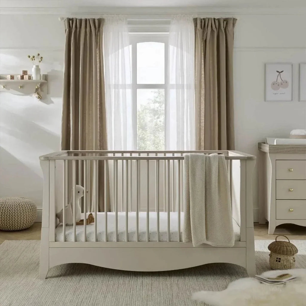 CuddleCo Clara 3 Piece Nursery Furniture Set - Cashmere & Ash - 3 Piece Furniture Sets