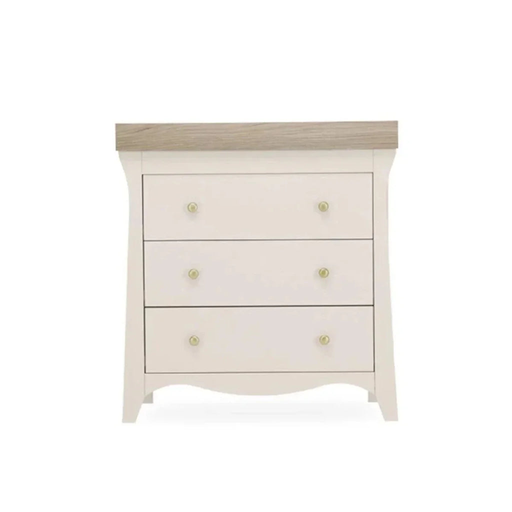 CuddleCo Clara 3 Piece Nursery Furniture Set - Cashmere & Ash - 3 Piece Furniture Sets