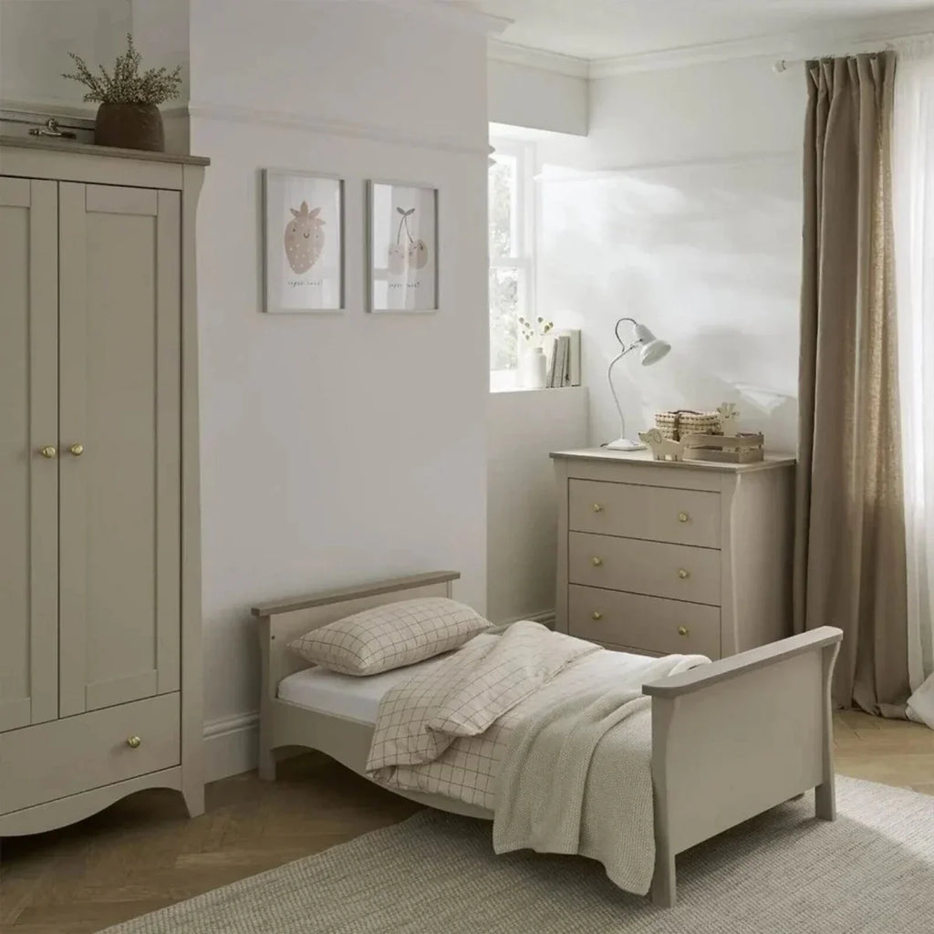 CuddleCo Clara 3 Piece Nursery Furniture Set - Cashmere & Ash - 3 Piece Furniture Sets