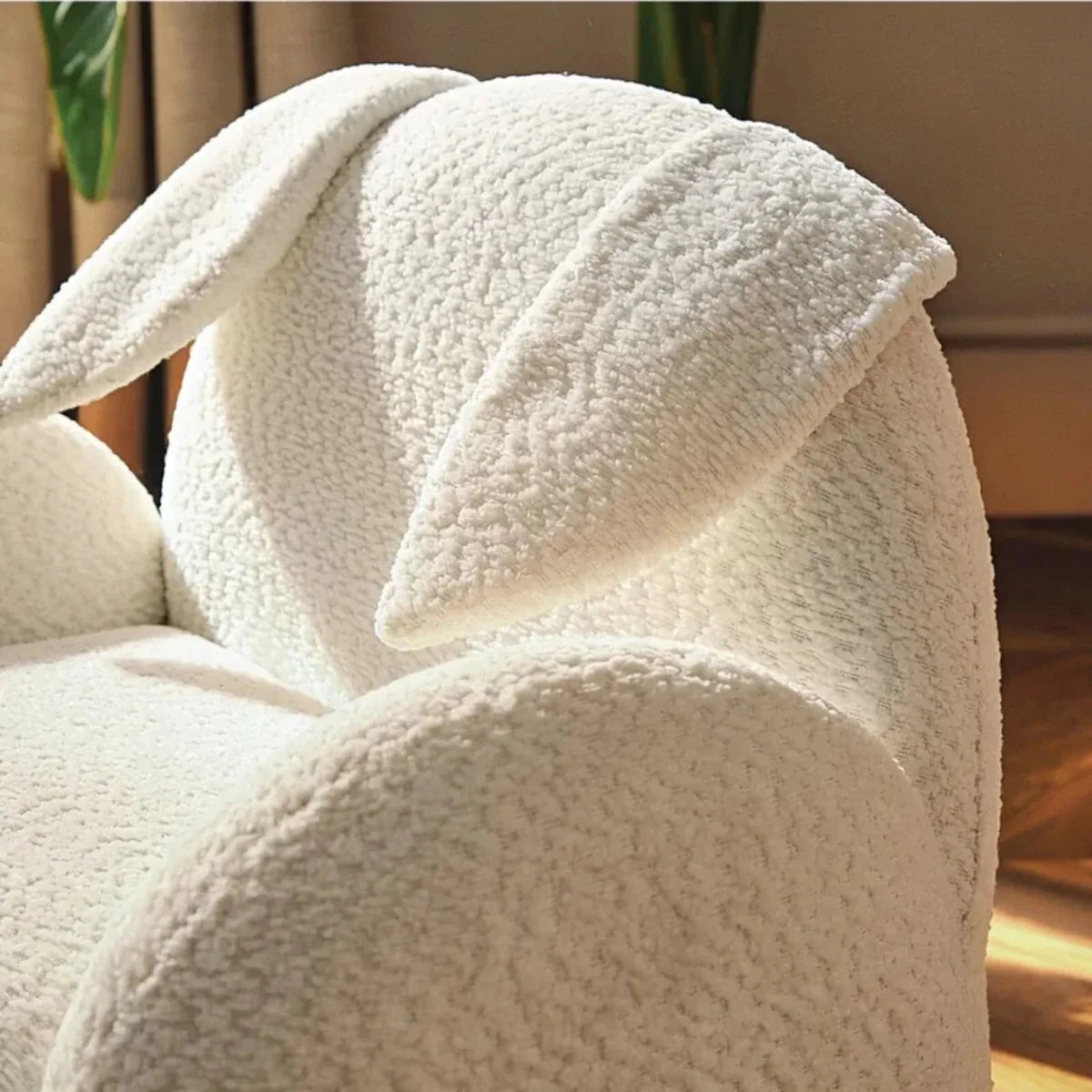 CuddleCo Etta Bunny Kids Chair - Boucle Off White - Chairs