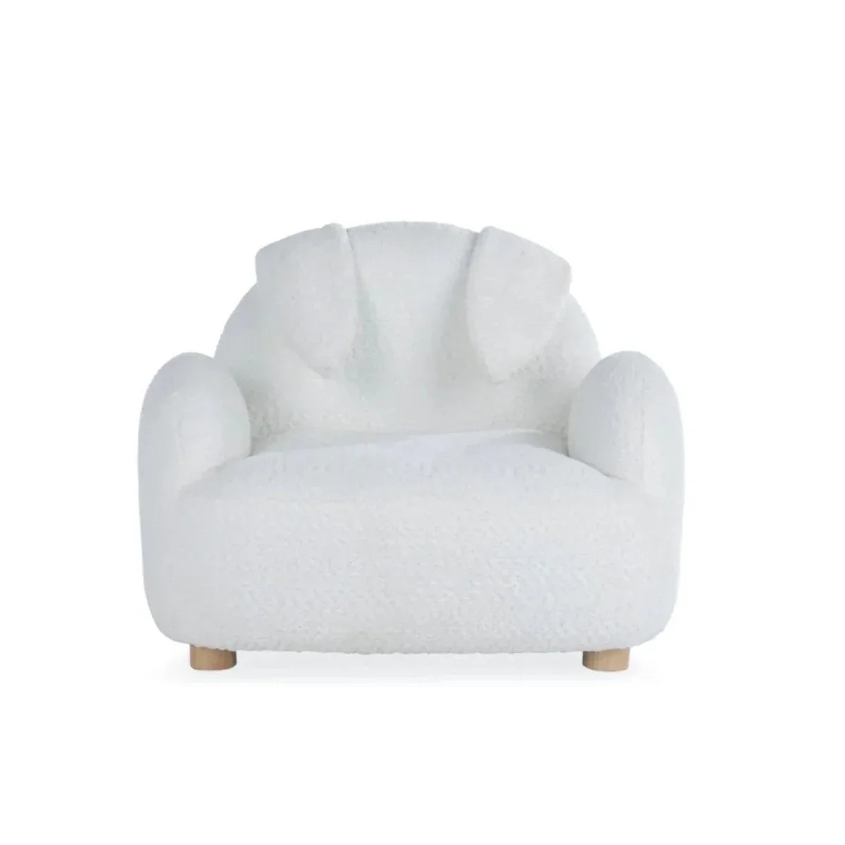 CuddleCo Etta Bunny Kids Chair - Boucle Off White - Chairs