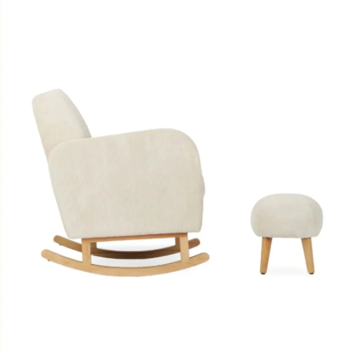 CuddleCo Etta Nursing Chair & Footstool - Sand - Nursery Chair & Stool