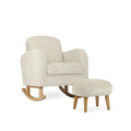 CuddleCo Etta Nursing Chair & Footstool - Sand - Nursery Chair & Stool