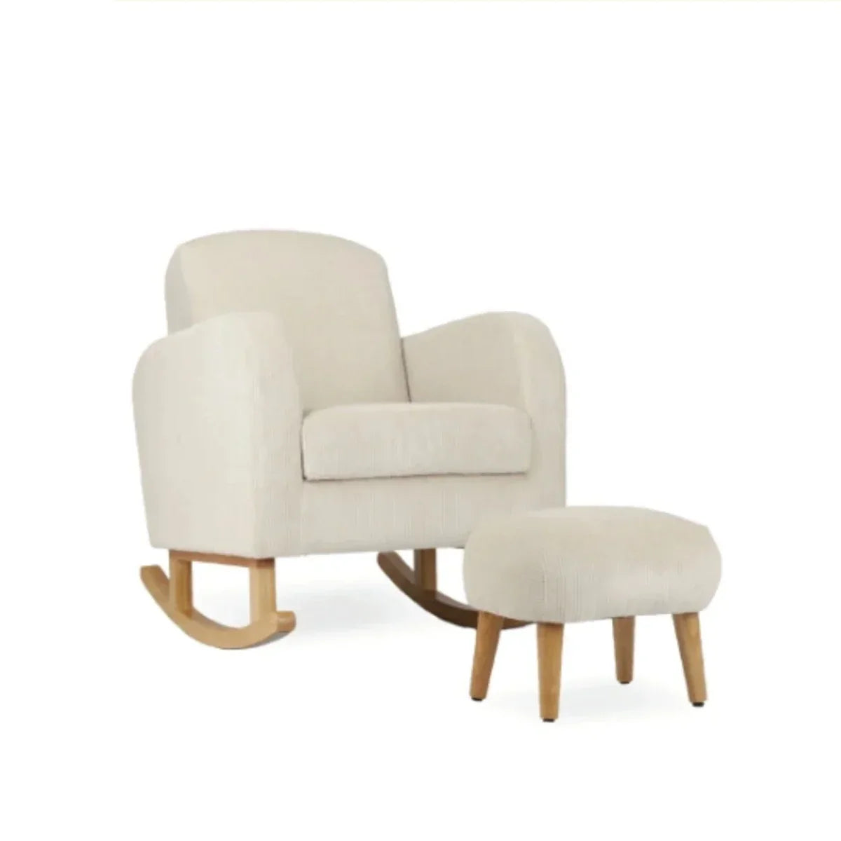 CuddleCo Etta Nursing Chair & Footstool - Sand - Nursery Chair & Stool