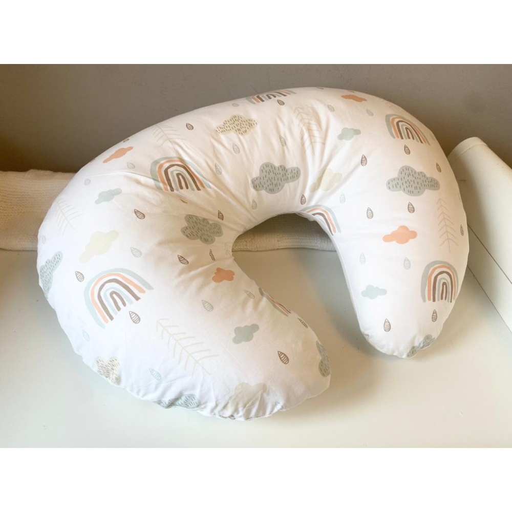 Cuddles Collection Feeding Support Nursing Pillow – Rainbow - Feeding Pillow