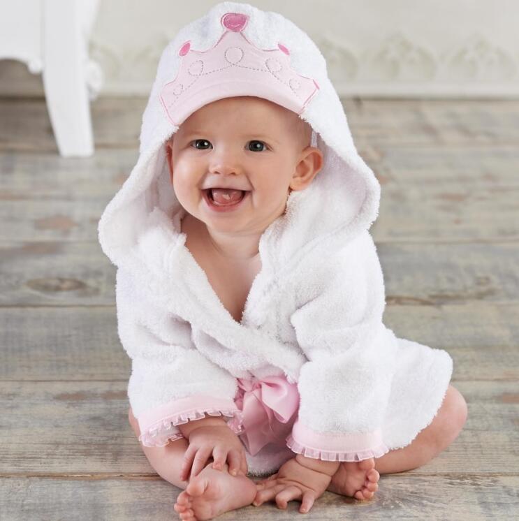 Cute Animal Hooded Baby Bath Towel & Robe - Princess / One size - Bath Towels
