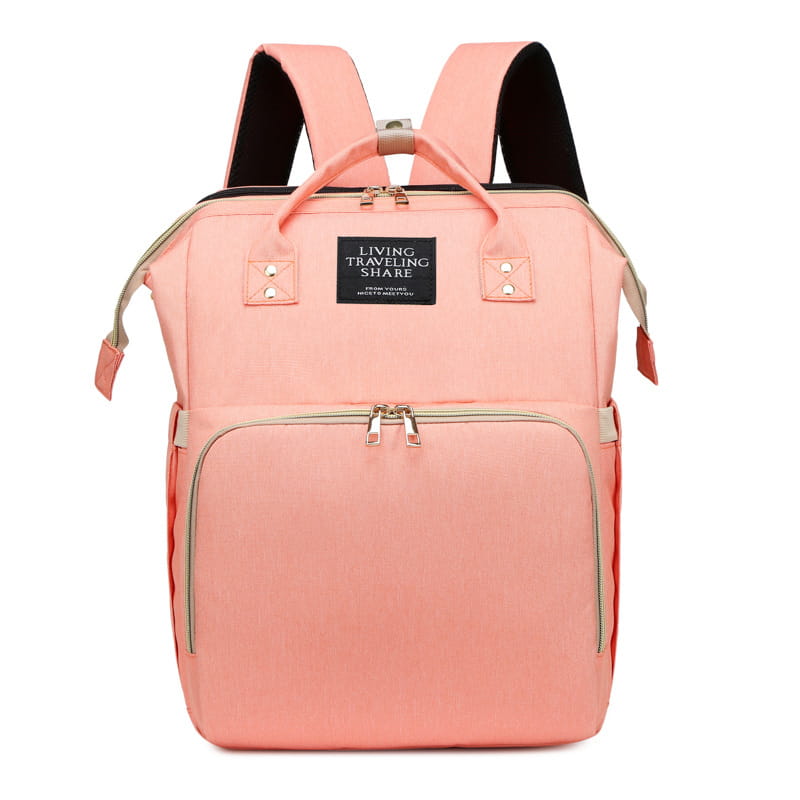 Multifunctional Maternity Diaper Backpack Upgraded With Removable Mosquito Net Large Capacity Foldable Infants Baby