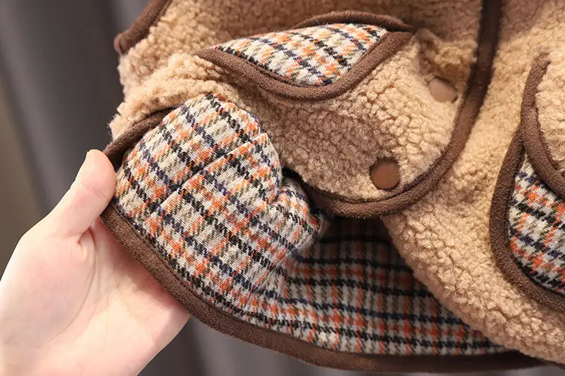Children’s Velvet Lined Winter Baby Clothes