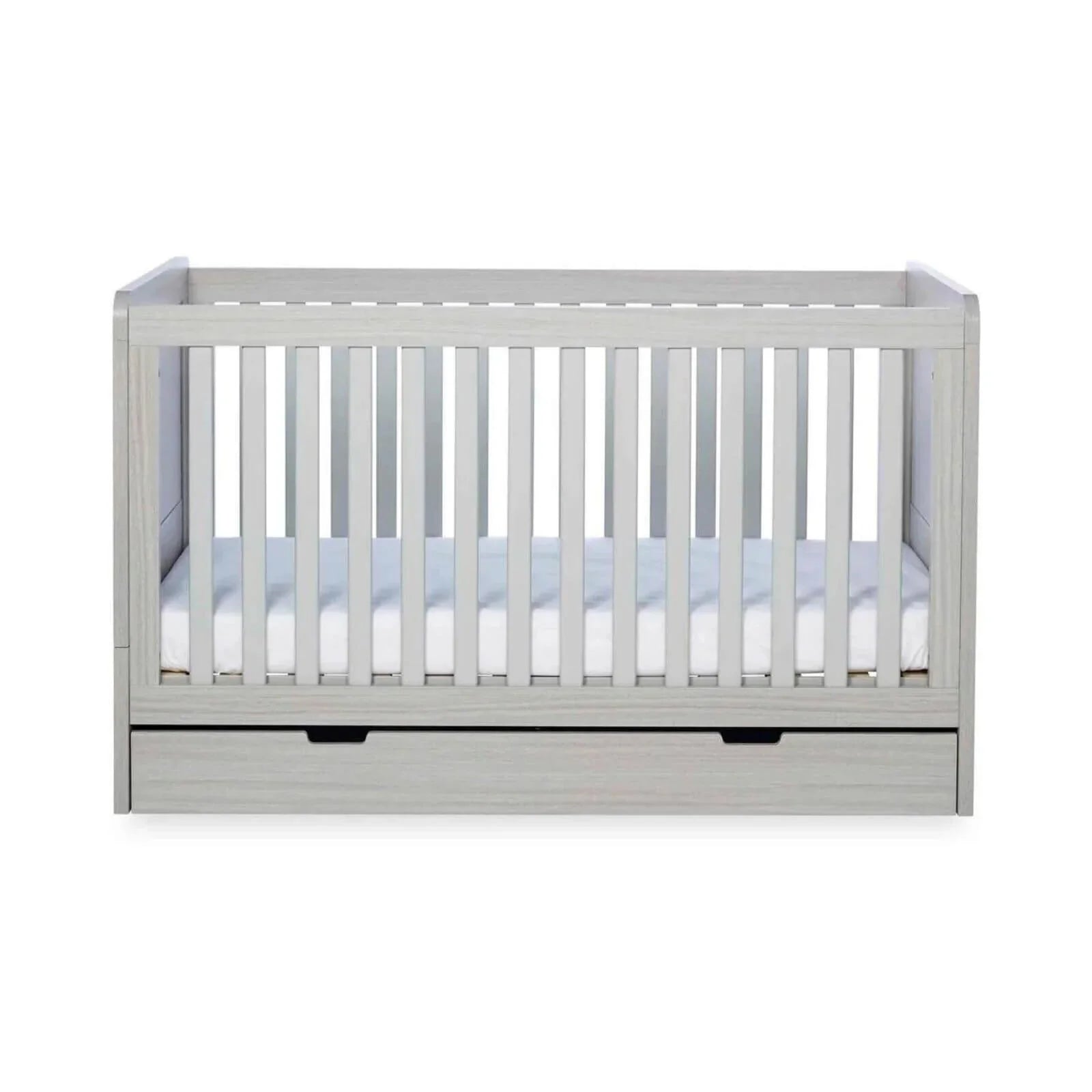 Ickle Bubba Pembrey Furniture Set Under Drawer Ash Grey 3 pcs - Premium Sprung Mattress