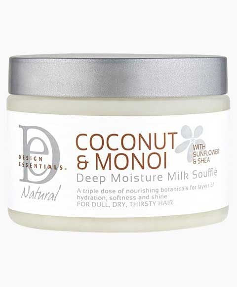 Design Essentials Natural Coconut And Monoi Deep Moisture Milk Souffle 340g-3
