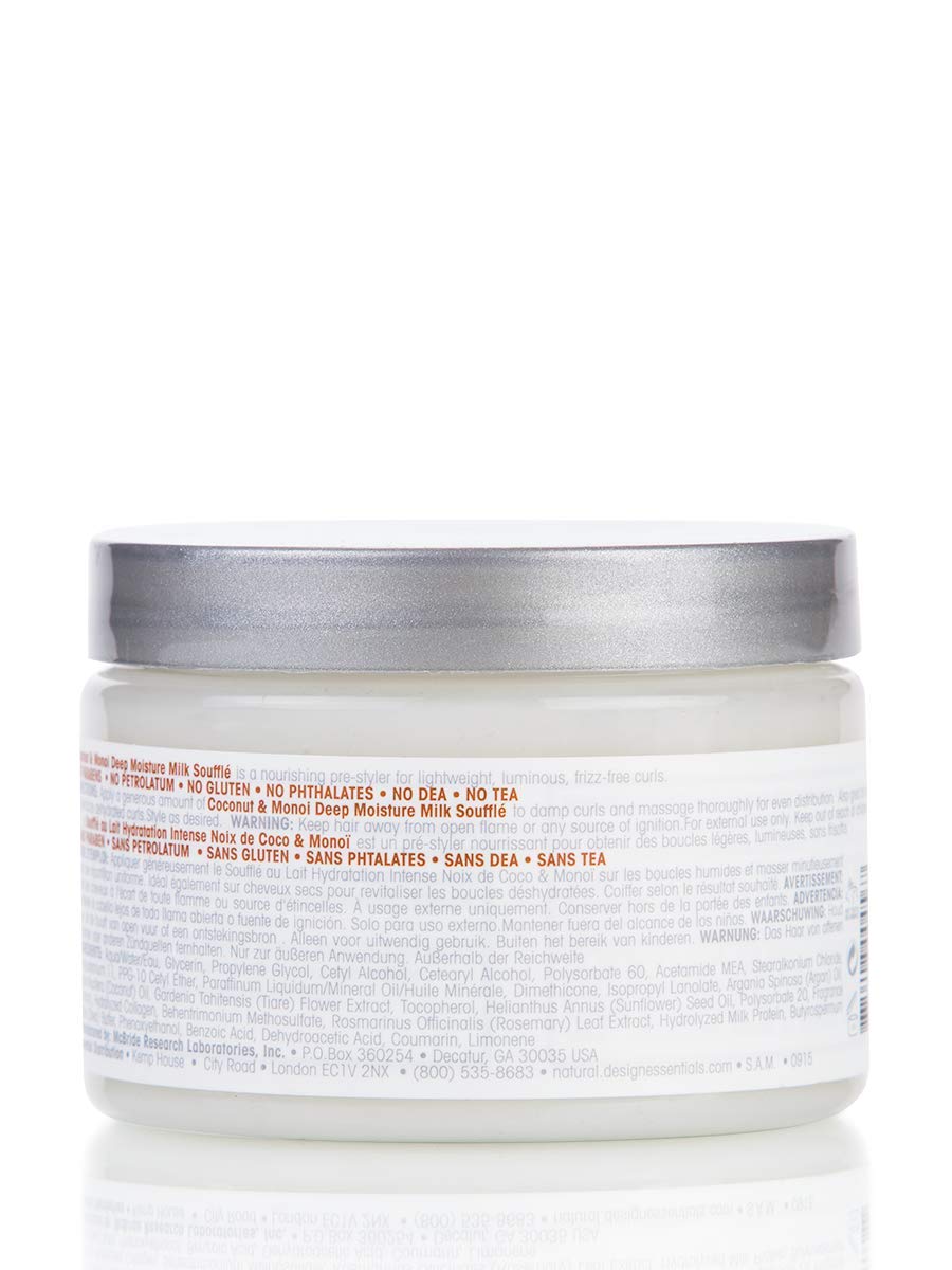 Design Essentials Natural Coconut And Monoi Deep Moisture Milk Souffle 340g-1