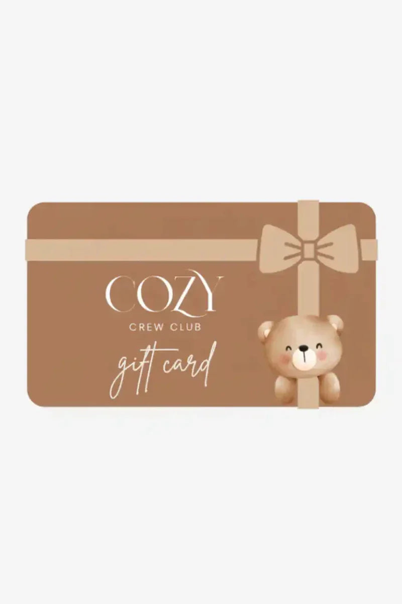 Digital Gift Card Cozy Crew Club - Gift Cards