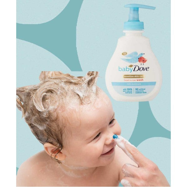 Dove Baby Sensitive Skin Care Head To Toe Wash 200ml-1