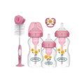 Dr. Brown’s Natural Flow Options+ Anti-Colic Baby Bottle Gift Set - Pink - Anti Colic