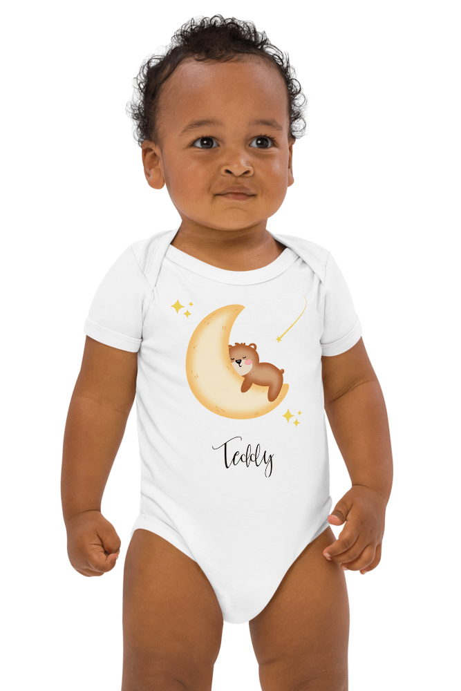 Dreaming Bear (Personalised Name Bodysuit) - Bodysuits