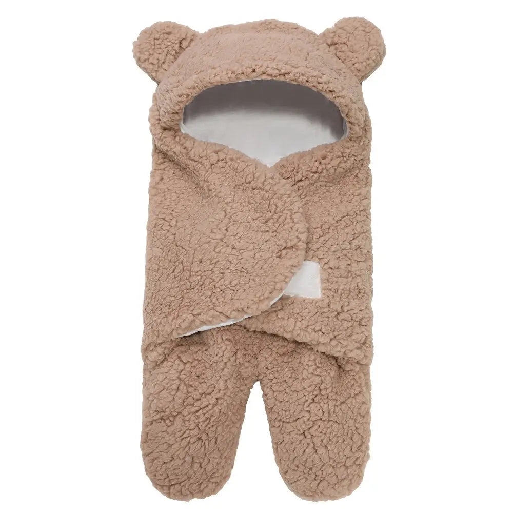 Lamb Plush Newborn Sleeping Bag & Swaddle Quilt
