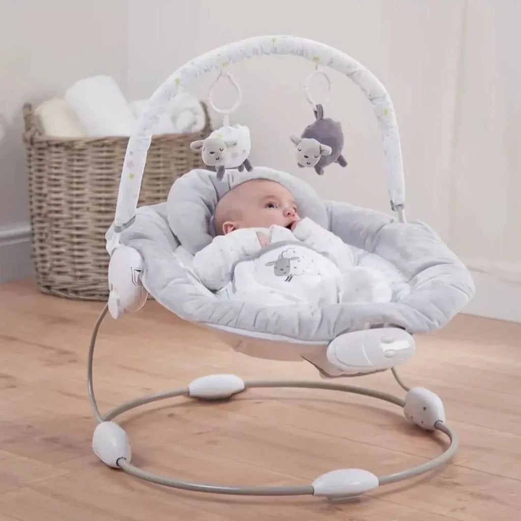 East Coast Counting Sheep Baby Bouncer - Grey - Rockers & Bouncers & Accessories