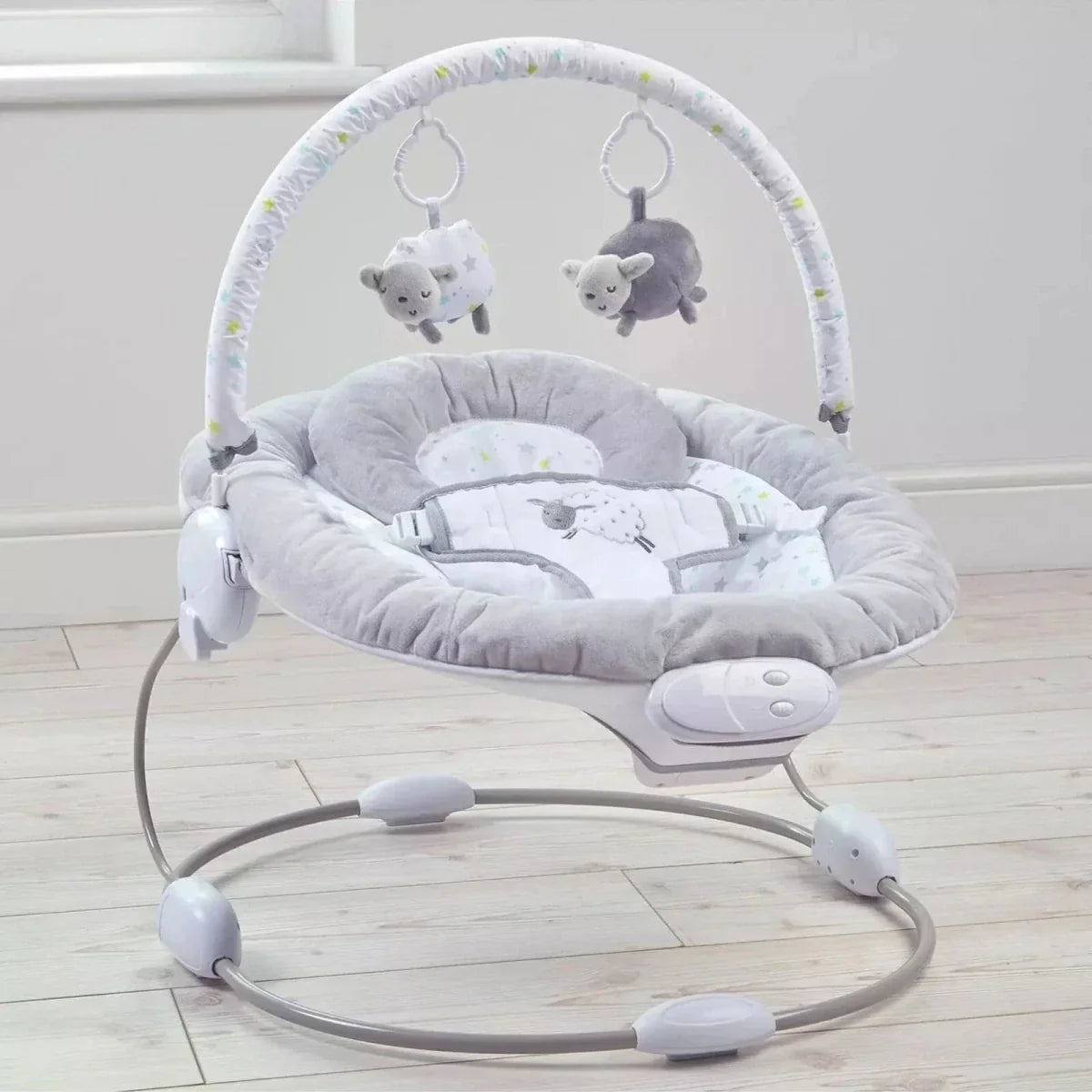 East Coast Counting Sheep Baby Bouncer - Grey - Rockers & Bouncers & Accessories