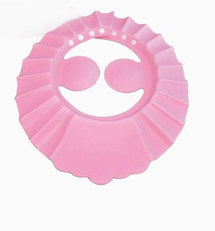 Eco-Friendly Baby Bath Seat – Adjustable Kids Shower Support - Pink with ear - Baby Bath & Skincare