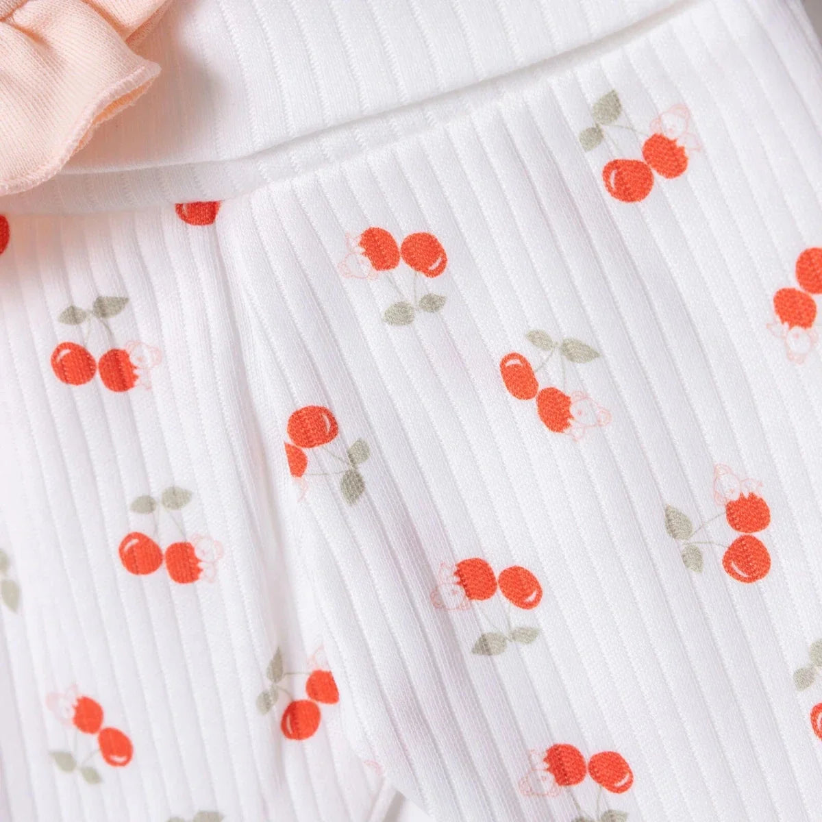 Tiffany 100% Cotton Tiny Baby Set - Ecru