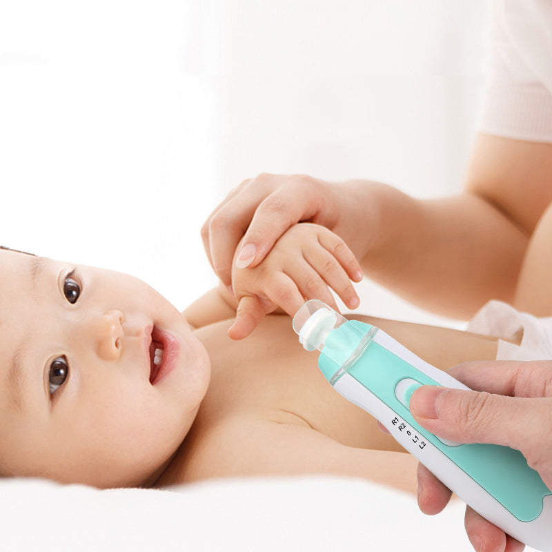 Electric Baby Nail Clipper – Safe Anti-Pinch Newborn Care Set - Baby Grooming & Care