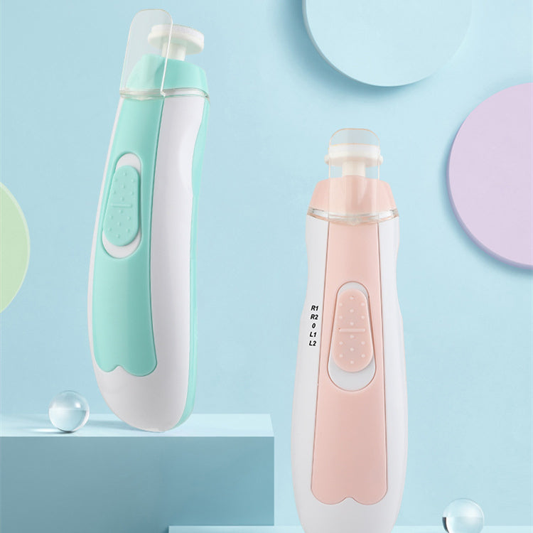 Electric Baby Nail Clipper – Safe Anti-Pinch Newborn Care Set - Baby Grooming & Care