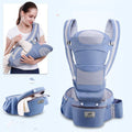 Ergonomic Baby Carrier – 3-in-1 Hipseat Wrap & Sling - Blue - Baby Carriers & Slings