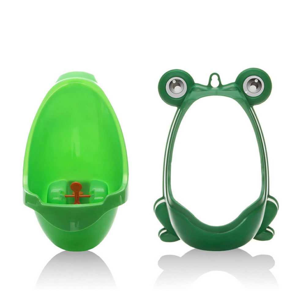 Ergonomic Frog Baby Potty – Fun Toddler Toilet Trainer - Green - Baby Toileting & Potty Training