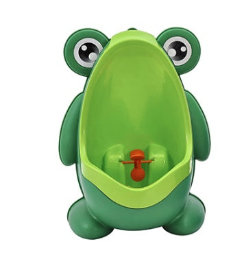 Ergonomic Frog Baby Potty – Fun Toddler Toilet Trainer - Yellow Green - Baby Toileting & Potty Training