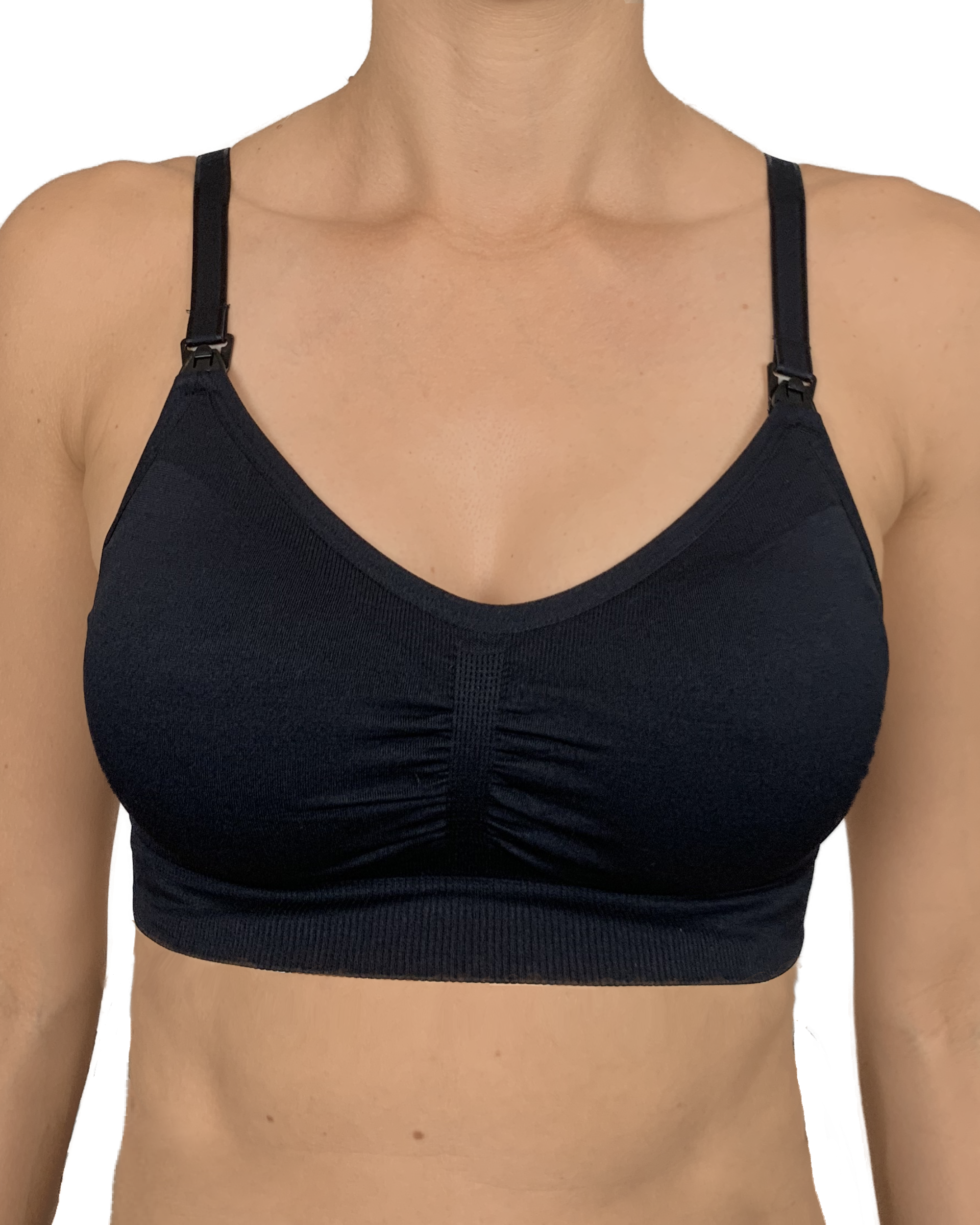 Everyday Seamfree Maternity and Nursing Bra | A to GG Cup | White - Nursing