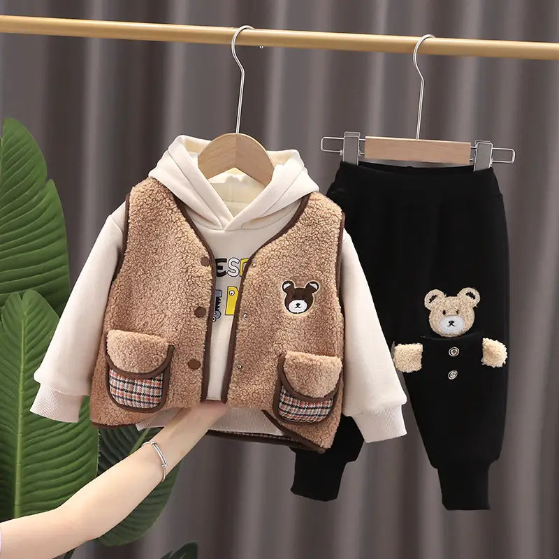 Children’s Velvet Lined Winter Baby Clothes