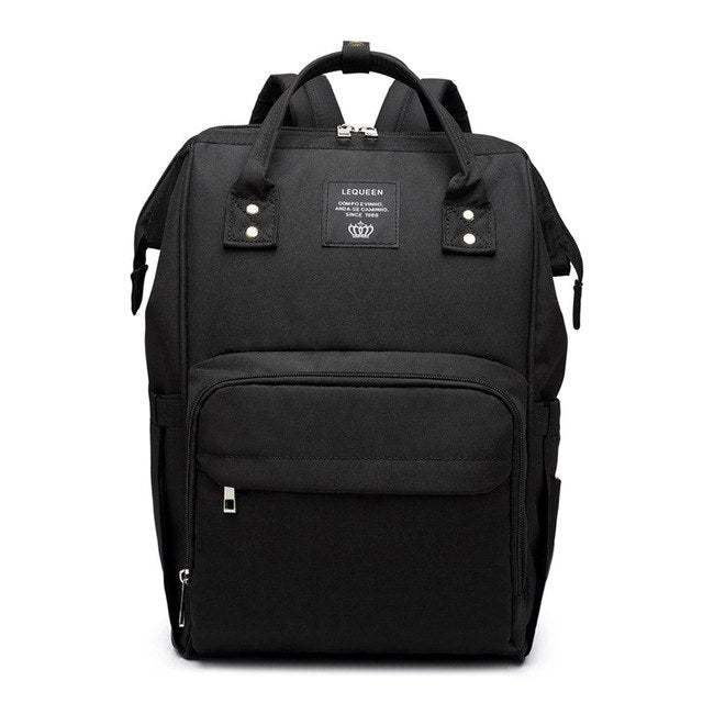 Fashion Mummy Maternity Nappy Bag - Black 1