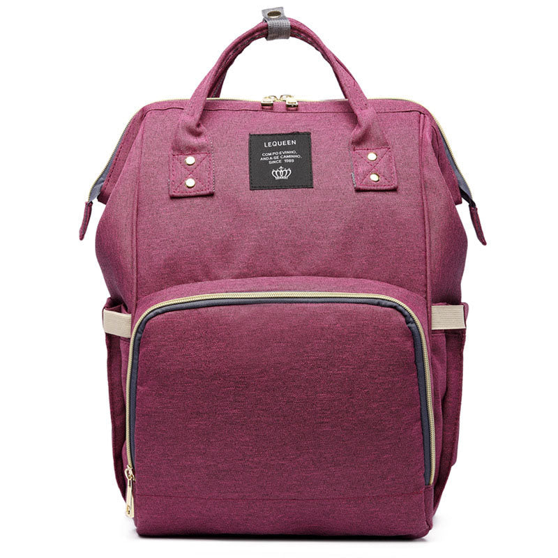 Fashion Mummy Maternity Nappy Bag - Dark Purple