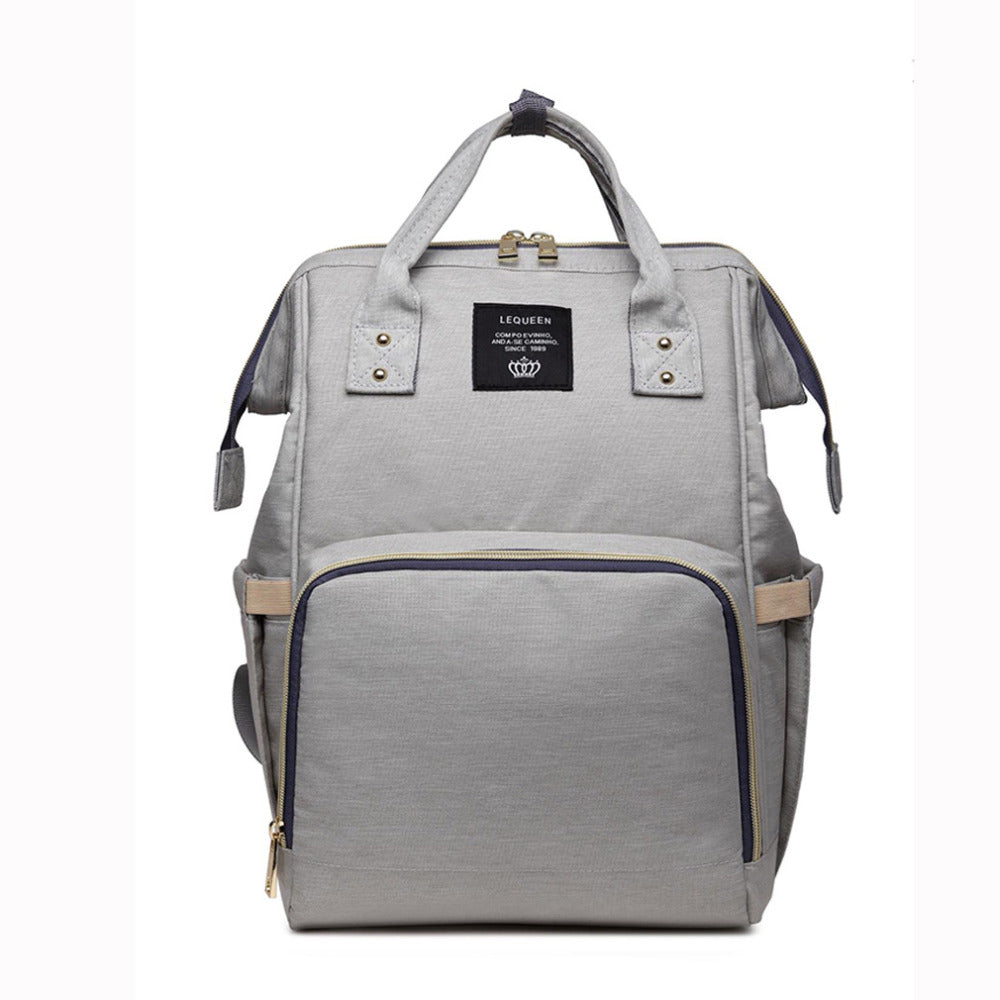 Fashion Mummy Maternity Nappy Bag - Light Gray