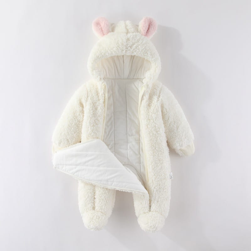 Winter Clothes Thickened Cotton Baby Clothes Infant Autumn And Winter Set