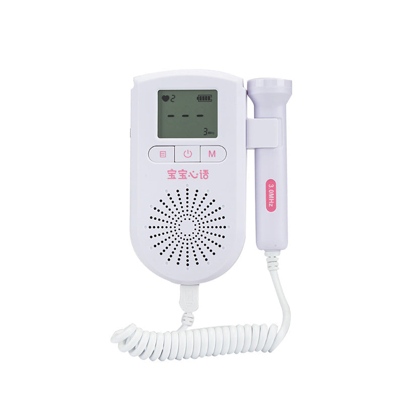 Fetal Heart Rate Monitor – Home Pregnancy Baby Heartbeat Detector - Instrument and Mixture - Baby Health & Safety