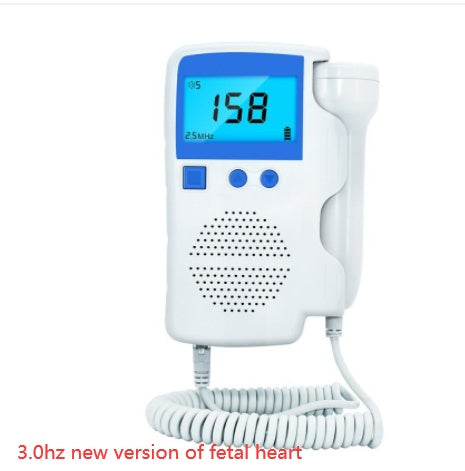 Fetal Heart Rate Monitor – Home Pregnancy Baby Heartbeat Detector - Blue 3.0hz fetal favorite - Baby Health & Safety
