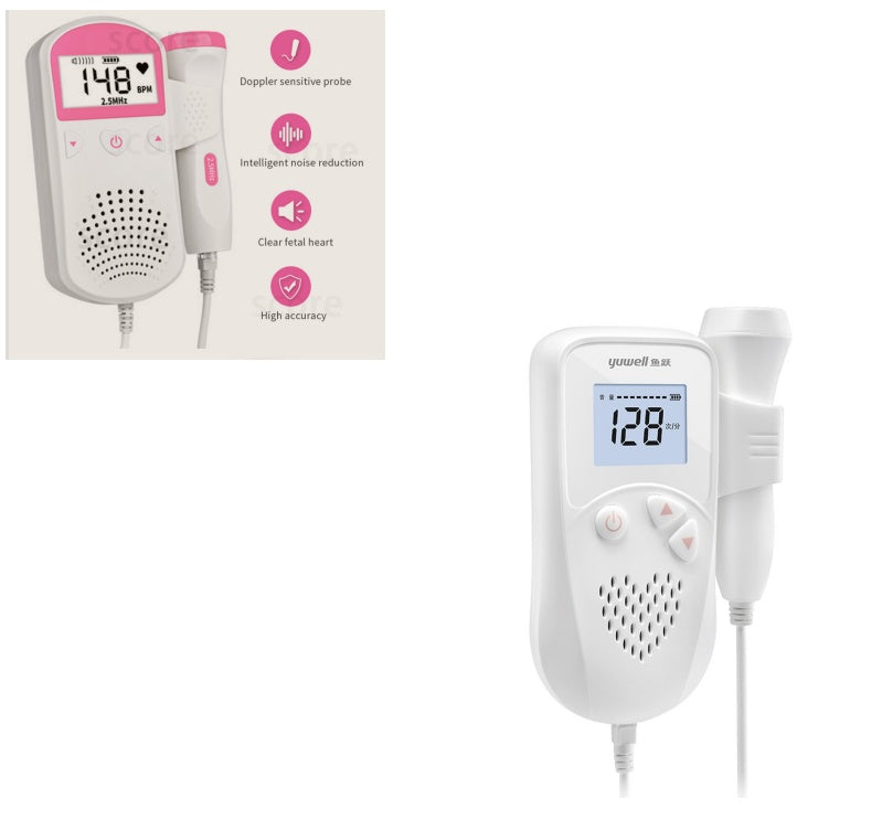 Fetal Heart Rate Monitor – Home Pregnancy Baby Heartbeat Detector - Baby Health & Safety