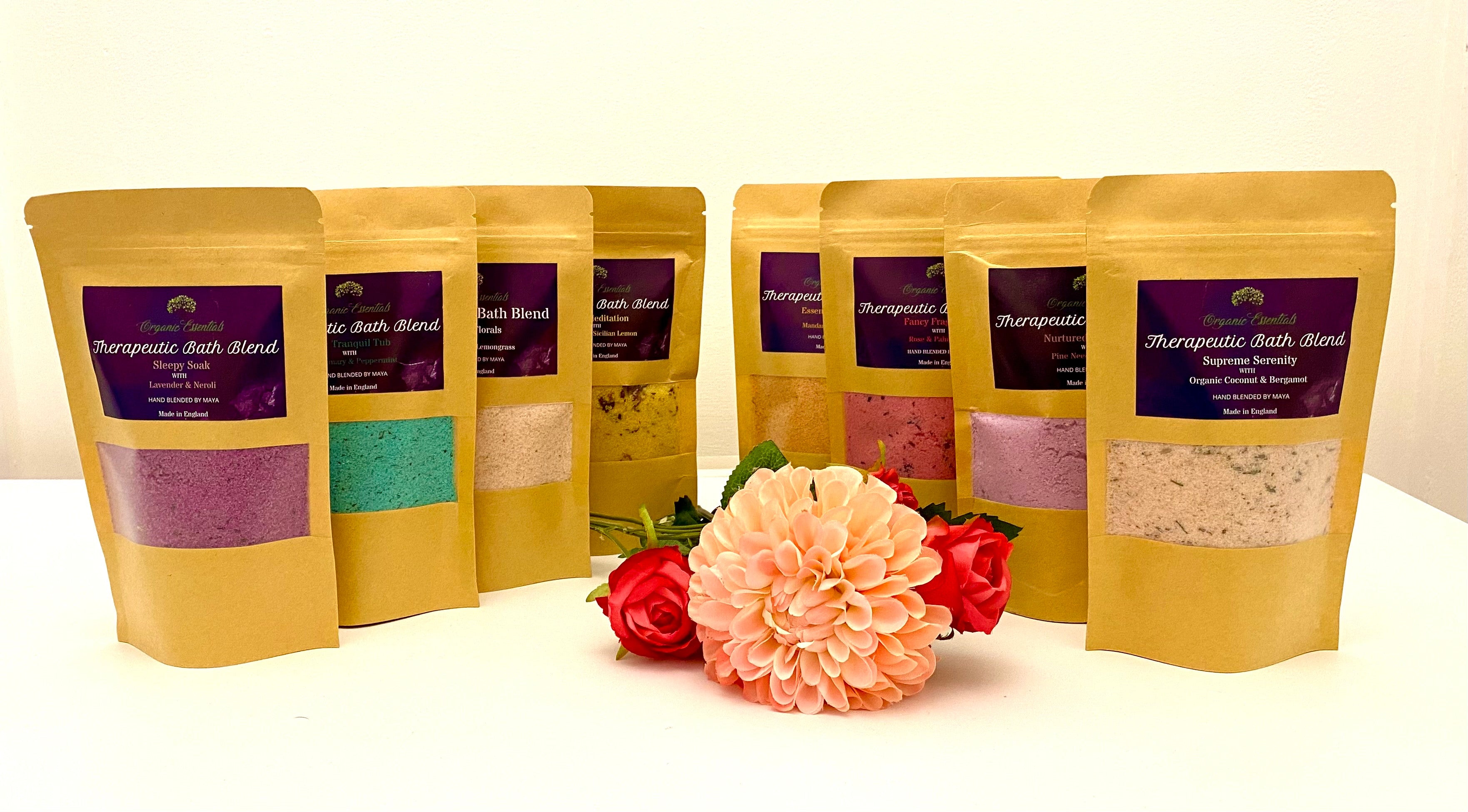 Lavender & Neroli Luxury Natural Bath Blend in Eco-Pouch