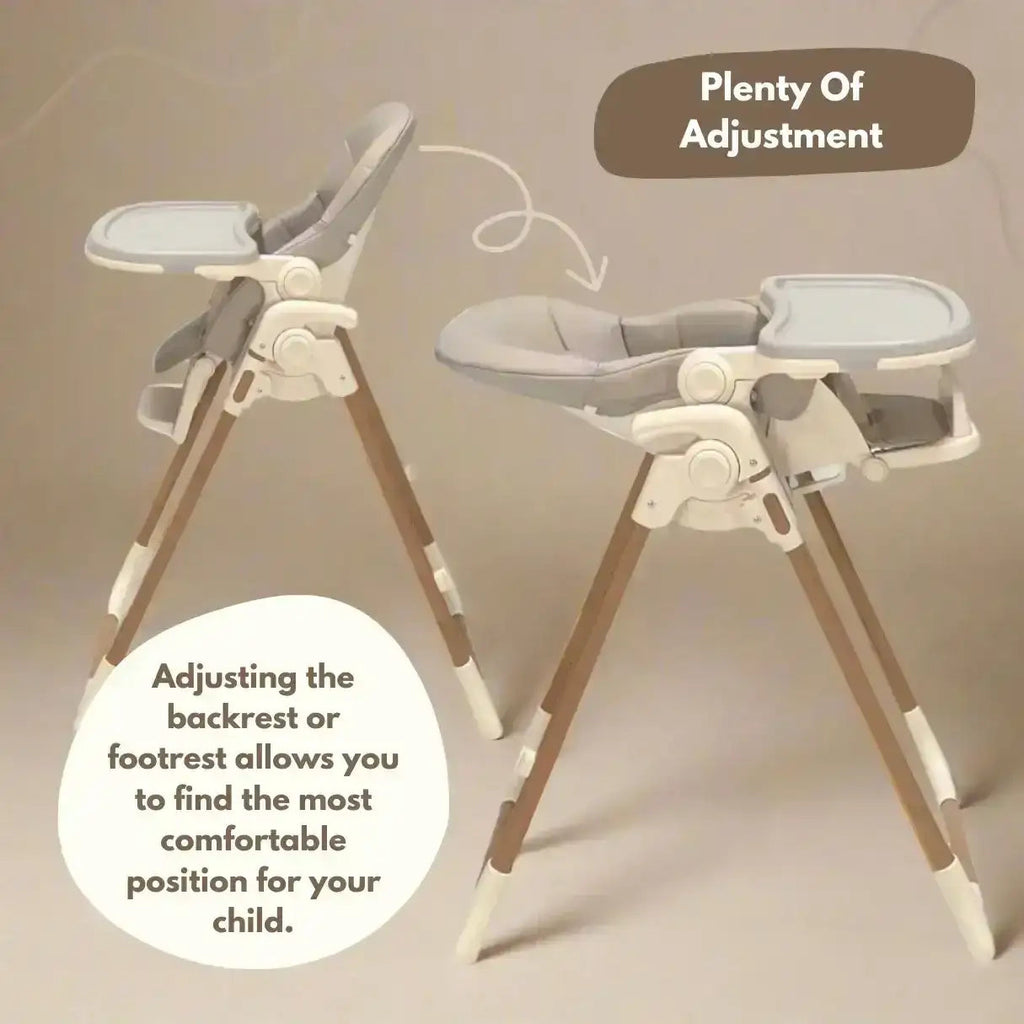 Flare Foldable High Chair - Beige - Highchair